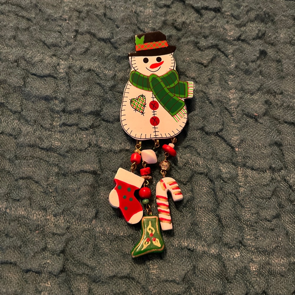 Snowman Pin